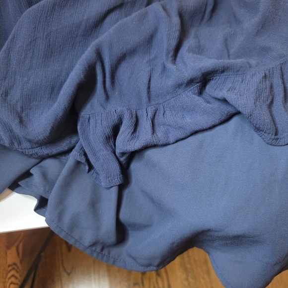 ⭐️40% Off⭐️ Knox Rose Navy Blue Boho Peasant Embroidered Dress - Picture 9 of 11